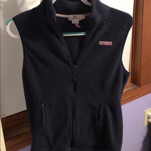 Navy blue vineyard vines vest